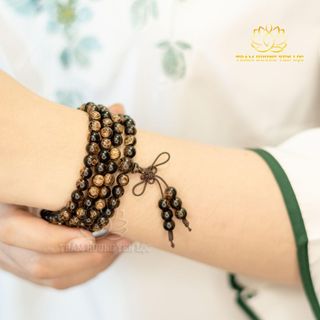 Vòng Tay Trầm Hương 108 Hạt Sánh Chìm - TRẦM HƯƠNG YÊN LỘC