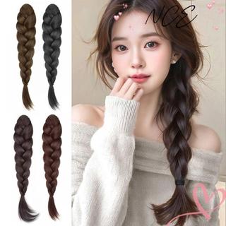 NCE Tóc Giả Đuôi Ngựa với Kẹp Tóc Lông Tơ Dài - Phụ Kiện Thời Trang Cho Nữ