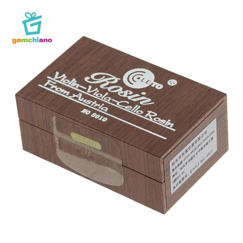 Nhựa Leto Rosin w / Ốp Lưng Cho Đàn Violin Erhu Cello Dây Phần Nhạc Cụ