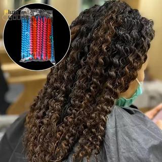 PlumHOUSE Nhựa Xoắn Ốc Perm Stick Máy Uốn Tóc Không Nhiệt Nữ Xoăn Con Lăn Tóc Không Nhiệt Uốn Tóc Lạnh Perm Bar Dụng Cụ Tạo Kiểu Tóc VN