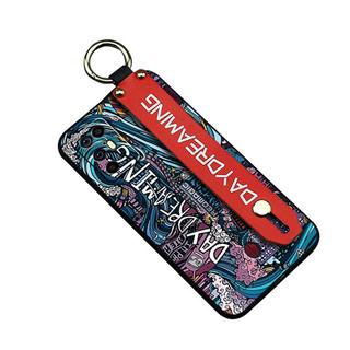 Nhẫn Chống Thấm Nước Ốp Lưng Điện Thoại ZTE Nubia Red Magic 6R Vỏ Mềm Chân Đế Graffiti Giá Đỡ Điện Thoại Dây Silicon Bền Chống Bụi Bẩn Dây Đeo Tay Bảo Vệ Dây Đeo Tay Chống Bụi