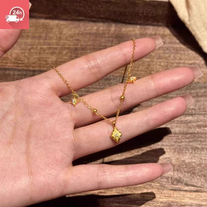 Tính khí cổ điển ngôi sao lục giác kim cương đính vàng cá tính đa năng dành cho nữ