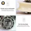 {TB & Bag} Con lăn có rãnh nylon Tra Pulley V / U Nylon có chân đế 30mm 50mm Con lăn hạng nặng có rãnh cửa trượt gót.