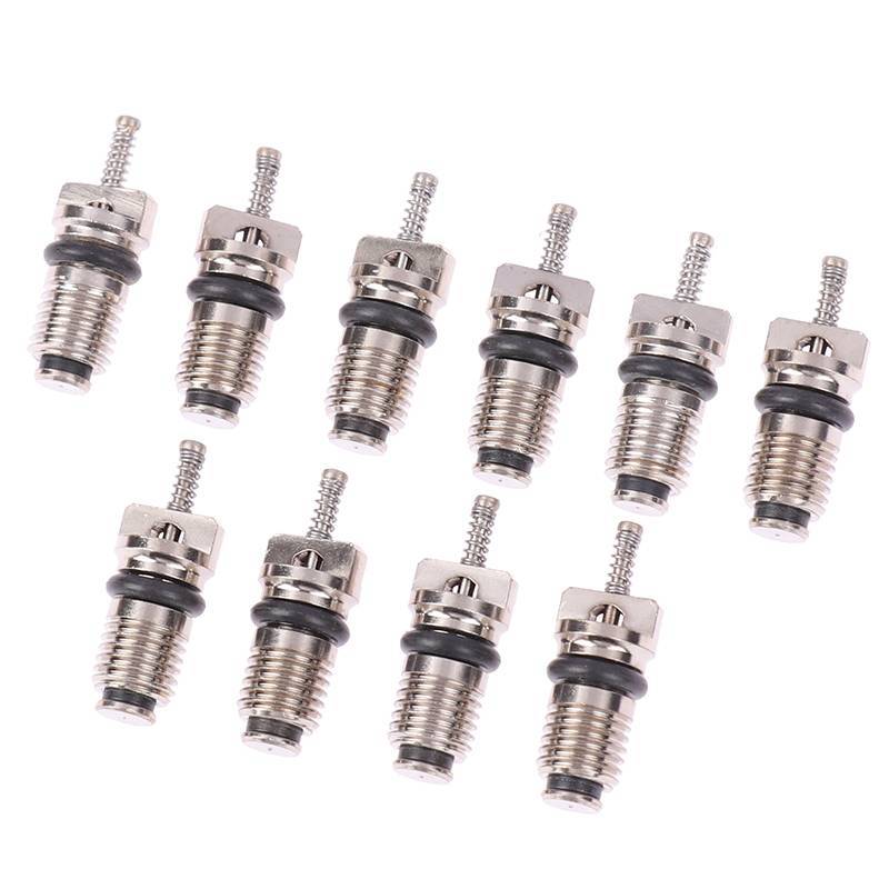 < WHPHous-t > 10 Cái Lõi Van AC R134A Ô Tô Ô Tô Lõi Điều Hòa Không Khí Kim Bộ Sửa Chữa Xe Chịu Nhiệt Phụ Kiện Ô Tô Đẹp