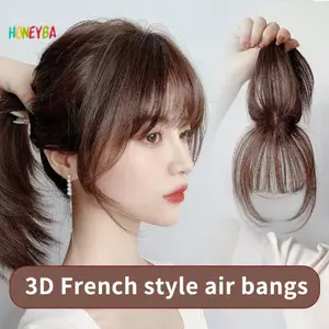< Honeyba > Phong Cách Pháp Tổng Hợp Giả Nổ Tóc Giả Tóc Giả Mảnh Tóc Tự Nhiên Phần Mở Rộng Tóc Nữ Tạo Kiểu Tóc Phụ Kiện Đẹp