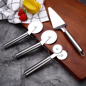 Thìa Bánh Inox Thìa Tam Giác Phô Mai Thìa Răng Pizza Thìa Nướng Bánh Tiện Ích Pizza Dụng Cụ EOSK