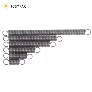 JCSYFAC 1Pc Nối Dài Căng Thẳng Lò Xo Lò Xo Thép Móc Mở Rộng Lò Xo Dây Dia 1.0mm Mới