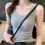 PNPIA- Áo Vest thể thao có gân mỏng vừa vặn dành cho nữ Lớp đế nhẹ để tập thể dục và trang phục thường ngày