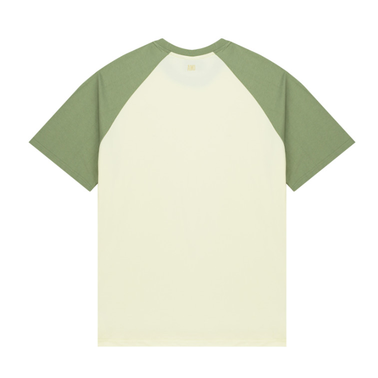Chất Lượng Cao Phong Cách Mới 135 #Unisex Áo thun ngắn tay màu tương phản Áo thun ngắn tay thông thường