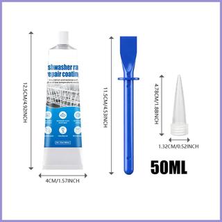 Bộ dụng cụ sửa chữa lớp phủ giá máy rửa chén 50ml Sơn chống gỉ Giá sơn có đầu và dụng cụ cạo cho gia đình mueadsyvn