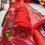 Phong Cách Truyền Thống Cổ Điển Cotton Nguyên Chất Dệt Vải Trung Quốc Đỏ Fu Nhân Vật Vải Lễ Hội Lớn Đỏ Vải Baifu Vải Cotton Nguyên Chất 515