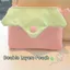 Ví đựng tiền xu JVSUB, Túi đựng mỹ phẩm Mini chấm bi dâu tây, Thiết kế dây kéo Kawaii Hộp đựng thẻ di động Lưu trữ phụ kiện nhỏ