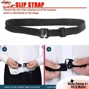 Dây thắt lưng NORDICLIFE, Chống trượt đàn hồi chống nhăn, Áo sơ mi Nylon giữ đai kinh doanh tốt nhất