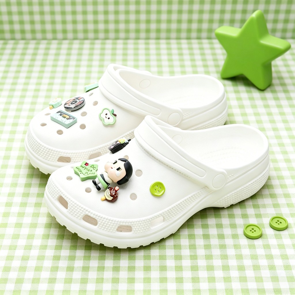Phụ Kiện Lỗ Giày Pop Mart Cho Bé, Khóa Có Thể Tháo Rời, Phù Hợp Crocs, Busch, Zhibixing
