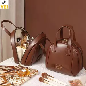 < YEI > Túi đựng mỹ phẩm cầm tay dung tích lớn Túi đựng trang điểm có dây kéo bền Túi đựng mỹ phẩm du lịch Túi đựng mỹ phẩm cầm tay thời trang Quà tặng Mới