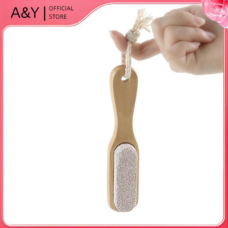 A & Y Gỗ Pumice Đá Bàn Chải Massage Chân Tẩy Tế Bào Chết Tẩy Tế Bào Chết Dụng Cụ Chà.