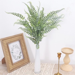 [BÁN] 60cm Cây dương xỉ Ba Tư nhân tạo Cây xanh giả Cỏ Boston Nhựa Bush Lá Nhà Phòng khách Văn phòng Trang trí đám cưới DIY Sắp xếp hoa thẩm mỹ