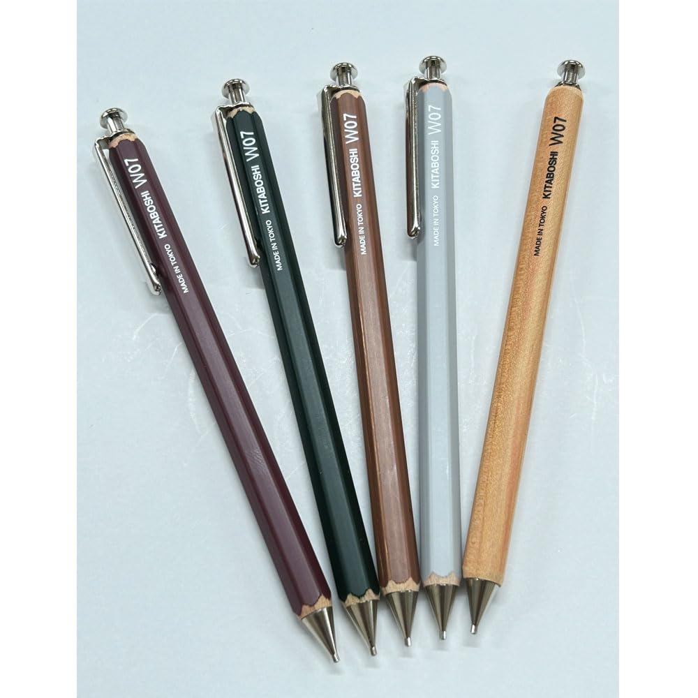 Kitaboshi But Chi Kim Than Go Enpitsuyano W07/0.7mm/4 Mau/Co Tay Xoa/San Xuat Nhat Ban