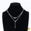 Thép không gỉ Đầu Rắn Nelace Phụ Nữ Thanh Lịch Sáng Zircon Mặt Dây Chuyền Trang Sức Hàng Ngày Sang Trọng Nhìn Mới