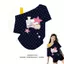 Dạo Phố Nặng Cotton Nguyên Chất Giả Hai Mảnh Chấm Bi Áo Thun Nữ Mùa Xuân Sữa Vàng Dopamine Tất Cả Trận Đấu Rời Top 5.19