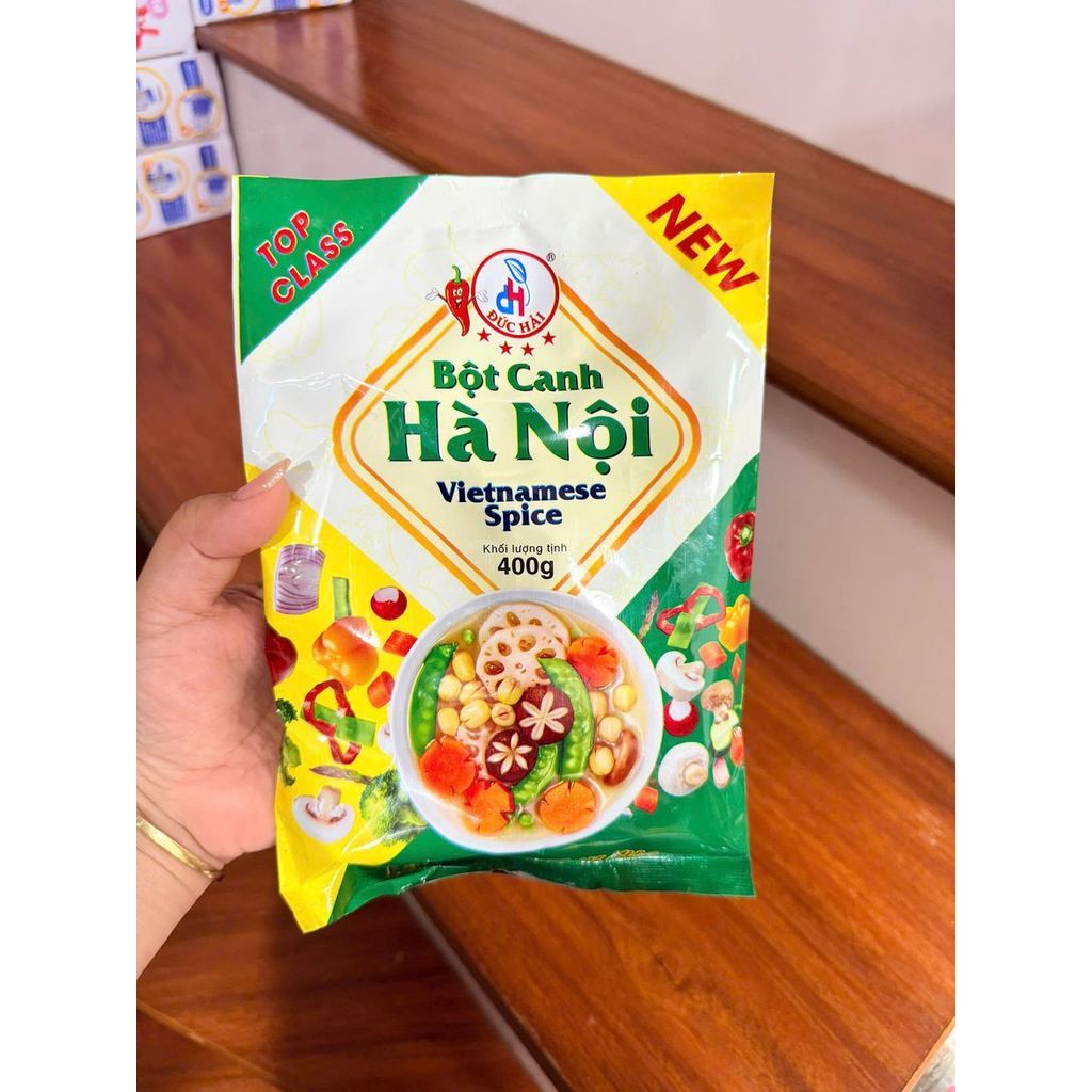 Muối Bột Canh Hà Nội Cao Cấp gói 400g - Đức Hải Food - Hương vị đậm đà cho mọi món ăn thêm thơm ngon
