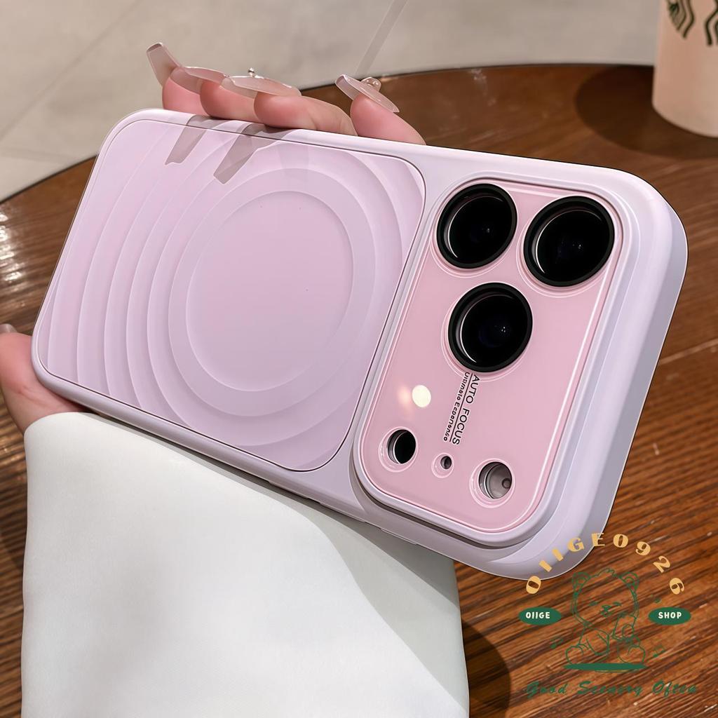 【 Ốp lưng iPhone17 】 Vỏ điện thoại từ tính nhạy cảm với da dạng lỏng túi khí iphone17 Pro Max 16 15 14 13 cho vỏ iPhone Vỏ mềm silicon TPU chống sốc