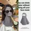 Springevenstar Mặt nạ lụa băng ngoài trời mùa hè Full Face UV Protection Sun Shield Vỏ thoáng khí cho hoạt động thể thao Springevenstar
