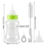 CAST 4 Cái / bộ Bình Sữa Mèo Con, Núm Vú Mềm Dung Tích 150ml Cho Thú Cưng, Đầu Có Thể Thay Thế Chống Rò Rỉ Dễ Dàng Làm Sạch Kích Thước Di Động Cho Thú Cưng Cho Bé Ăn Trẻ Mèo Con Điều Dưỡng