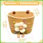 Giỏ Xe Đạp Trẻ Em Tay Dệt Dây Cotton Sang Trọng Trang Trí Hoa Trẻ Em Giỏ Xe Đạp Nhỏ Cho Xe Tay Ga saixit2vn