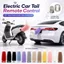 Đuôi xe điện YRBWD, Đuôi xe đạp điện có thể sạc lại thực tế Đuôi xe đạp điện, Sáng tạo Tự dính Lông tơ đa năng Trang trí đuôi xe máy Tất cả các phương tiện