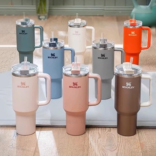 Cốc giữ nhiệt có giá trị cao bằng thép không gỉ 304 Cách nhiệt dung tích lớn Cốc đá đầu lớn Cốc rơm