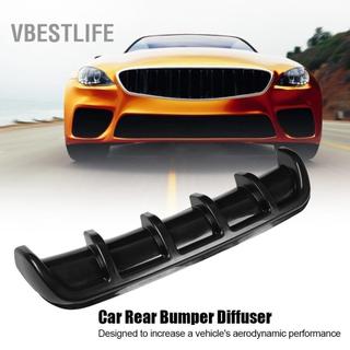 VBESTLIFE Cho Bộ Khuếch Tán Cản Sau Xe Gorgeri Bộ Khuếch Tán Cản Sau Xe Hơi Chất Liệu ABS Vây Cá Mập Đa Năng (Đen Sáng)
