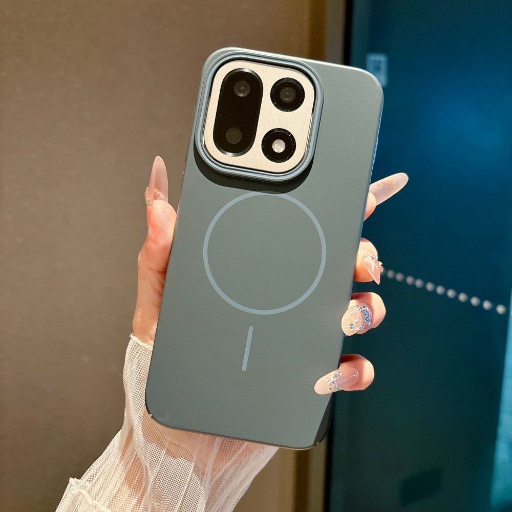 Skin Feel Hard PC Back Ốp Điện Thoại Từ Tính Cho Oneplus 15 13 13T 13S 13R ACE 6 5 Pro Có Nút Bảo Vệ Chống Rơi Vỏ Thời Trang Đơn Giản