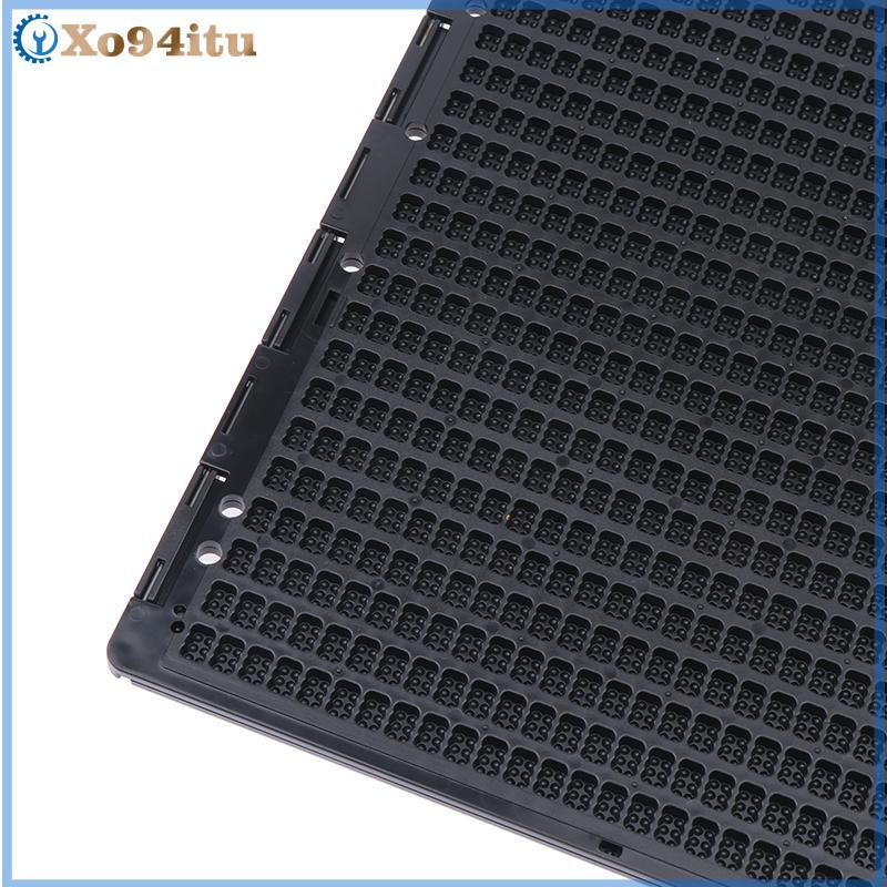 XOITU 27 Lines 30 Cells Braille Viết Slate Với 1 Stylus, Bảng Viết Cho Người Mù (Full Page) Bảng Chữ Nổi VN