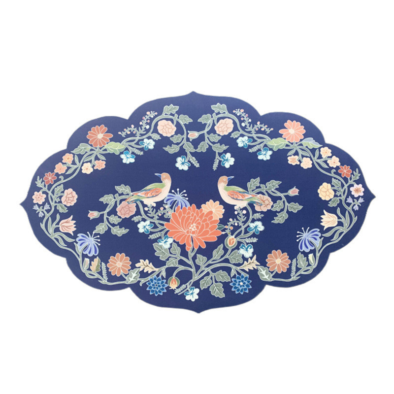 Trung Quốc Phong Cách Retro Thảm Sàn Diatom Bùn Đệm Mềm Hộ Gia Đình Phòng Tắm Cửa Hút Nước Nhanh Khô Sàn Thảm