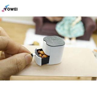 YOWEI Nhà Bếp Thu Nhỏ Nồi Chiên Không Khí Mô Hình 1 Cái 1 12 Tỉ Lệ Nhà Búp Bê Nấu Ăn Đồ Chơi Cho Cảnh Hiển Thị VN