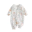 Quần Áo Nhà Cho Bé Xuân Thu Tất Cả Trận Đấu Cotton Nguyên Chất Bộ Đồ Ngủ Cho Bé Jumpsuit Cổ Tròn Jumpsuit Dài @ -