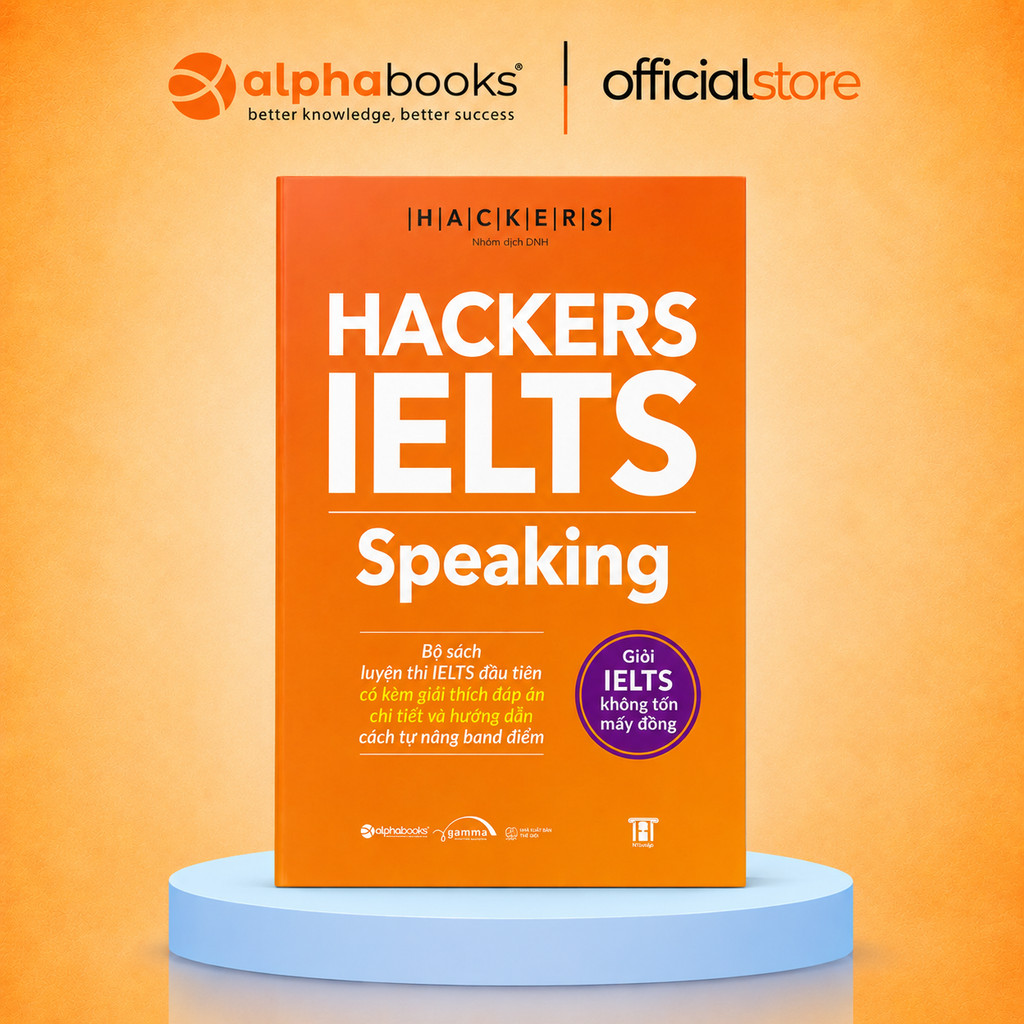 Sách - Hackers IELTS Speaking (Kèm lời giải và đáp án chi tiết) (Gamma Books)