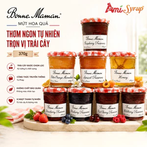 Mứt Hoa Quả Bonne Manan Các Vị 370g Dùng Làm Nhân Bánh, Ăn Kèm Bánh Mì Tiện Lợi