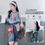 Áo Vest Graffiti Chữ Bé Gái Mùa Hè Phong Cách Mới Trẻ Em Màu Sắc Tương Phản Cổ Tròn Tất Cả Trận Đấu Áo Không Tay