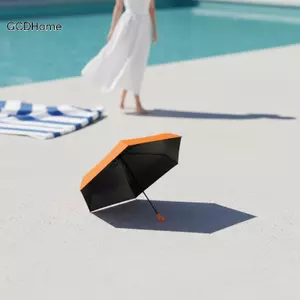 GCDHome Nhỏ Gọn Chống Gió Gấp Ô Có Bule Nhỏ UV Chống Nắng Du Lịch Nhà Thơ Bảo Vệ Mưa Cho Nam Nữ HOT