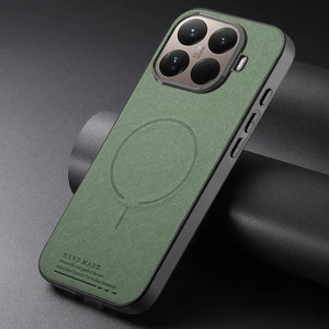 Dành Cho Xiaomi 15T Pro 5G Sạc Không Dây Từ Da Ốp Lưng Giáp Ốp Lưng Xiaomi 15 T Pro Mi T15 Vỏ Điện Thoại