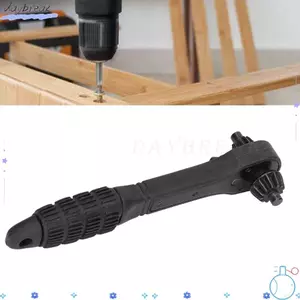 DAYBREAK 2 Cái Khoan Chuck Cờ Lê Ratchet, Cờ Lê Ratchet Chống Trơn Trượt Đa Năng, Dụng Cụ Thép Carbon Hai Đầu Khoan Chuck Cờ Lê DIY
