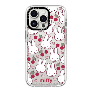 Ốp điện thoại trong suốt Miffy Rabbit Cherry Mirror Thích hợp cho iPhone 17ProMax 17pro 17 air 16promax 16 15promax 15 14promax 13 13promax Ốp lưng cứng chống rơi thời trang