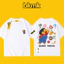 XS-3XL Áo Sơ Mi Cao Cấp BKMK Hoạt Hình Lớn Crayon Shin chan Họa Tiết In 100% Cotton Cao Cấp Unisex Cổ Tròn Áo Thun