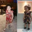 Bộ áo liền quần bé gái 2-4Y In hoa lệch vai Ruffle Sling Playsuit để chụp ảnh tiệc sinh nhật