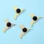 Kudosation 4 Chim Ruồi Thổ Cẩm Dành Cho Nữ Nhiều Màu Sắc Chim Men Pin Kim Loại Huy Hiệu Trang Sức Quần Áo Bapa Phụ Kiện Bạn Bè Quà Tặng Đẹp