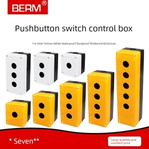 Một / Hai / Ba / Bốn / Năm Nút Hộp Nút Lỗ Đơn Hộp BX2 Nút Chống Nước Công Tắc Hộp Điều Khiển BX122mm