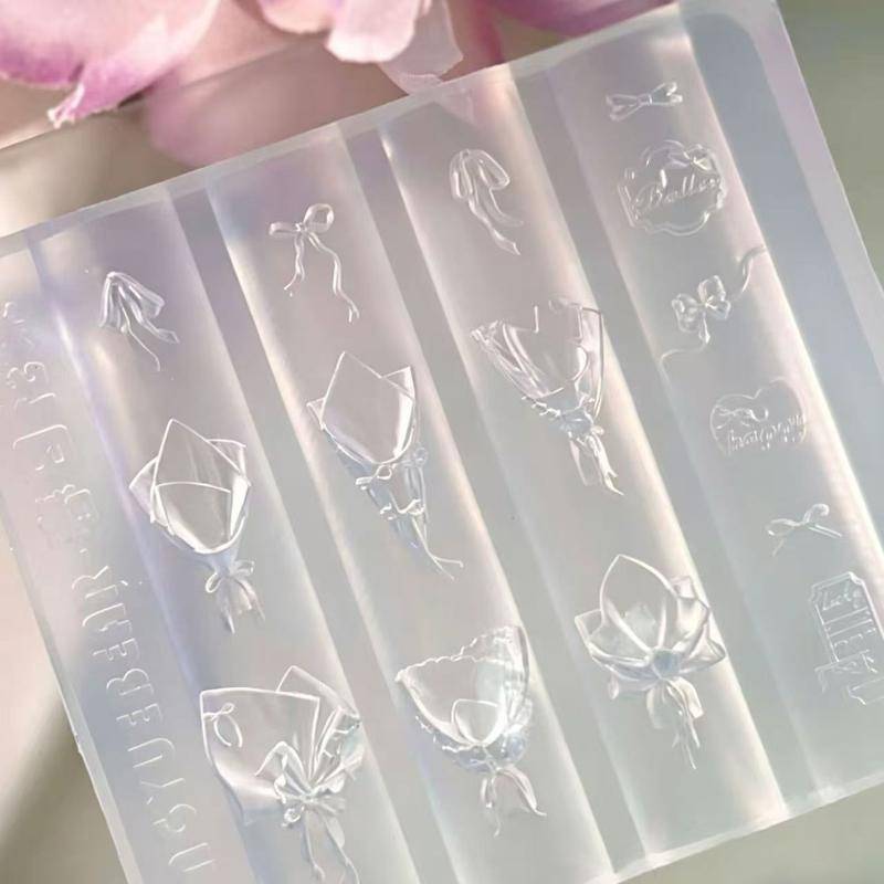 Springevenstar DIY 3D Nail Art với khuôn silicon có thiết kế bình hoa Lý tưởng cho các chuyên gia làm móng sáng tạo Springevenstar