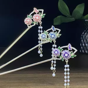 WHX - Kiểu tóc kiểu Trung Quốc mới Trâm cài tóc kiểu cổ Trâm cài tóc sườn xám Hán phục Trâm cài tóc